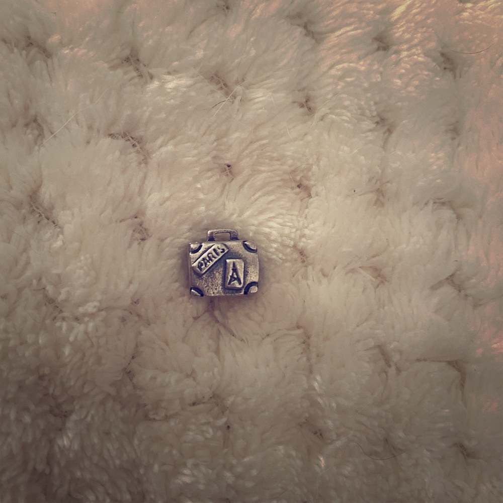 Pandora Retired Travel Luggage Charm RARE